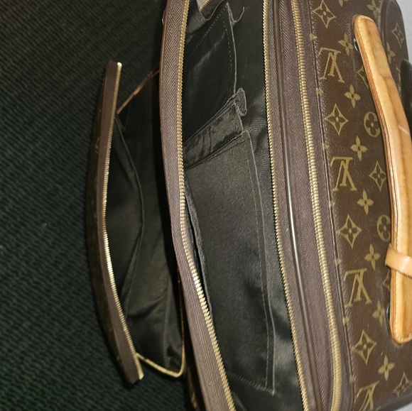 Louis Vuitton LV Monogram Pegase 55 Suitcase Trolley Case Luggage Travel Brown - Picture 6 of 8